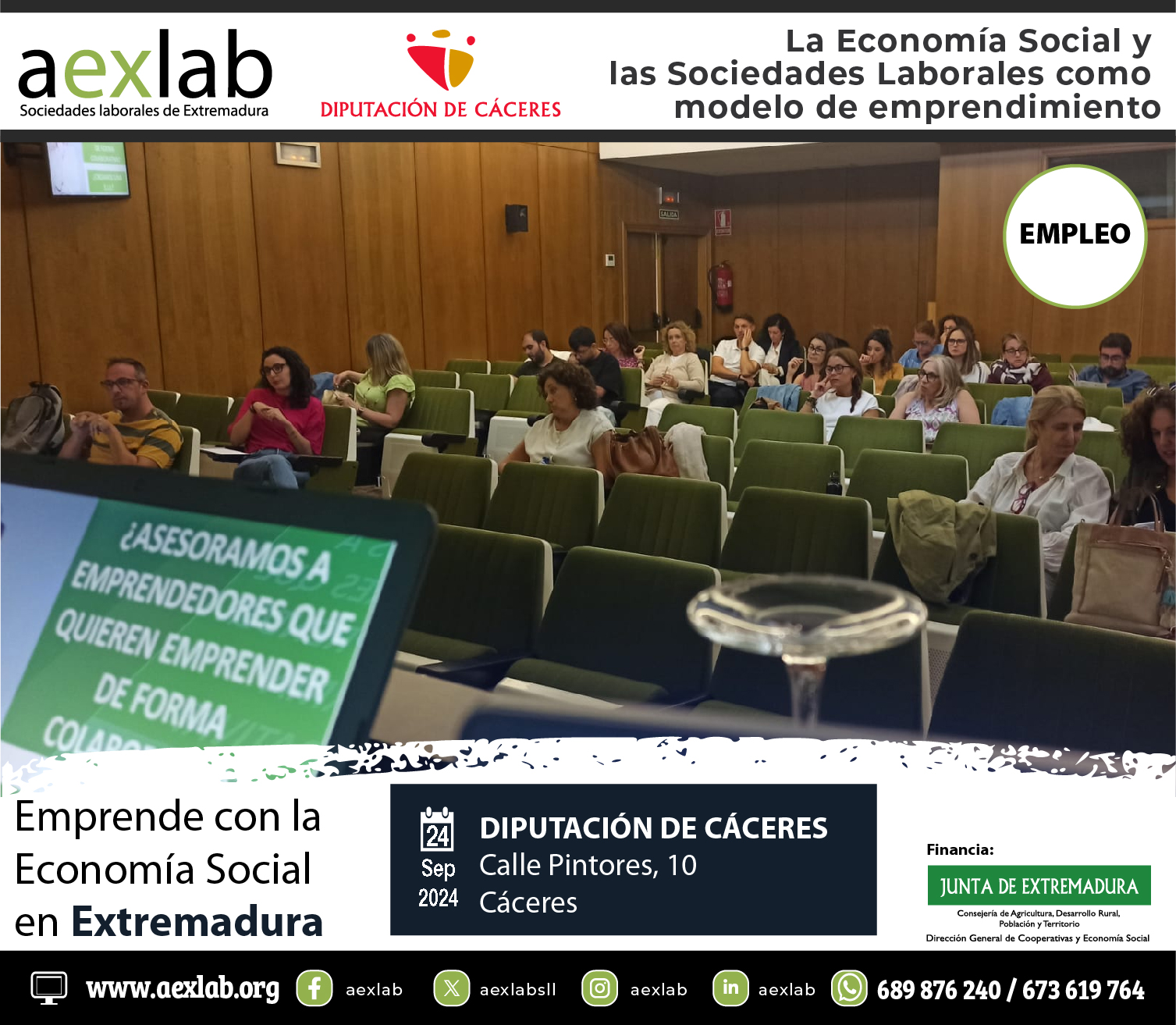 Asistentes jornada tecnicos economia social Diputacion Cáceres 24-09-24_formacion economia social copia 9