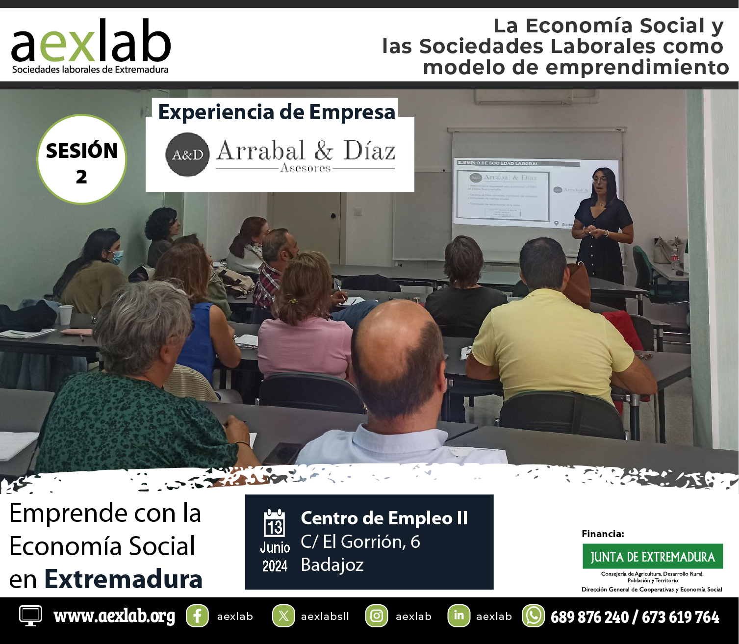 Asistentes jornada tecnicos economia social badajoz sexpe sesion 2_formacion economia social copia 6